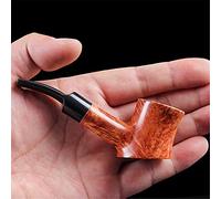 NMNMNM Tubo Piccolo, Tubo di Legno Portatile Fatto a Mano con Motivo a Intaglio Design Staccabile Kit di Tubi per Principianti Perfetto per Tutti