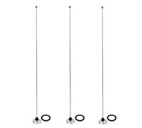 NMO Antenna Radio Amatoriale VHF 136-174MHz 2M 18'' Antenna Mobile 150W 3pcs