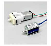 NMOAKNWMS DC 3V 030 Air Pump + Normally Open Solenoid Valve Kit Aquarium Pump