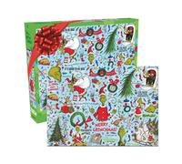 NMR Distribution Grinch Carta Regalo Di Natale 1000 Pezzi Puzzle Incastro