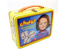 NMR Men's Chucky Tin Storage Box, Yellow, 8.63 x 3.88 x 6.75