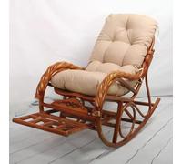 NMVAWIPT Cuscino For Sedia A Dondolo Con Schienale Alto For Interni Ed Esterni, Cuscino Morbido For Sedia Da Giardino Con 4 Lacci For Sedia A Dondolo, Giardino, Balcone(Style1,130x55cm)