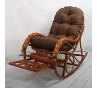 NMVAWIPT Cuscino For Sedia A Dondolo Con Schienale Alto For Interni Ed Esterni, Cuscino Morbido For Sedia Da Giardino Con 4 Lacci For Sedia A Dondolo, Giardino, Balcone(Style3,130x55cm)