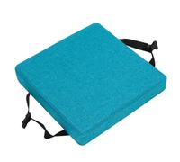 NMVAWIPT Cuscino For Sedia Spesso 5 Cm Con Memory Foam Ad Alta Densità E Cuscinetto Antiscivolo For Cucine, Cortili, Ristoranti, Sala Da Pranzo(Square,40cm)