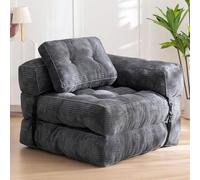 NMVAWIPT Divano Letto Pieghevole, Poltrona Trasformabile, Braccioli Rimovibili, Senza Osso(Color 8)