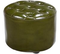 NMVAWIPT Poggiapiedi In Similpelle - Piccolo Sgabello In PU For Soggiorno E Camera Da Letto, Seduta Rettangolare Imbottita Con Gambe In Legno Di Plastica, Arredamento For La Casa(Color 2,Color 2)