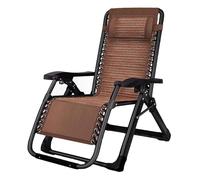 NMVAWIPT Poltrona Pieghevole For Ufficio, Campeggio, Casa, Genitori, Sedia Reclinabile For Pausa Pranzo, For Il Tempo Libero Estivo, Sedia Da Giardino(Brown)