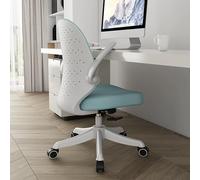 NMVAWIPT Sedia Da Scrivania For Studenti, Regolabile In Altezza Con Braccioli Girevoli, Adatta For Altezze Da 120 A 170 Cm, Robusta For Casa E Scuola.(Green)