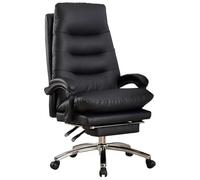 NMVAWIPT Sedia Da Ufficio Reclinabile Big & Tall Con Poggiapiedi, Capacità Di Carico 150 Kg, Altezza Regolabile E Reclinazione Di 170°(Style1)