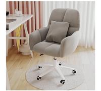 NMVAWIPT Sedia Girevole Moderna Da Ufficio Room Home, Con Ruote E Supporto Lombare For Soggiorno, Camera Da Letto, Studio(Light Gray1)