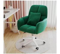 NMVAWIPT Sedia Girevole Moderna Da Ufficio Room Home, Con Ruote E Supporto Lombare For Soggiorno, Camera Da Letto, Studio(Green)