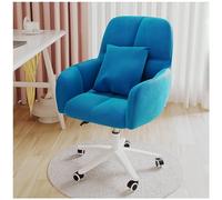 NMVAWIPT Sedia Girevole Moderna Da Ufficio Room Home, Con Ruote E Supporto Lombare For Soggiorno, Camera Da Letto, Studio(Dark Blue)