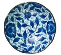 NMVAWIPT Set Di 2 Piatti Piani Profondi In Ceramica Blu E Bianca Da 8 Pollici, Adatti Al Forno A Microonde, Lavabili In Lavastoviglie, For Bistecche, Pasta, Pizza, Pancake(Color 4)