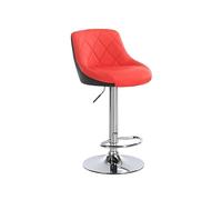 NMVAWIPT Sgabello Da Bar Girevole Regolabile - Sedia In Similpelle Con Schienale E Poggiapiedi For Cucina Ufficio