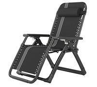 NMVAWIPT Zero Gravity Chair, Patio Adjustable Recliner, Outdoor Folding Reclining Lounge Chair with Headrest and Cup Holder, for Poolside, Garden, Porch (70 x 91 x 67CM)(Style3)