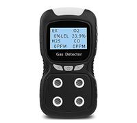 NMVB Rilevatore Multi-Gas Portatile 4 misuratore del Monitor del Gas del Monitor del Gas analizzatore Co H2S O2 LEL 4 in 1 rilevatore di Gas per l'industria (Color : PLT840 B)