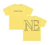 NMYTYUD Nathan Evans T-Shirt, T-Shirt A Maniche Corte per Adulti Girocollo Unisex Stile Street da Indossare Ogni Giorno in Tutte Le Stagioni Style Smart Cool,Giallo,3XL