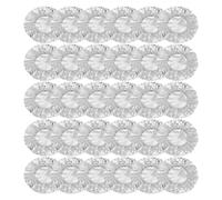Nmzpnae Coperchi In Alluminio Con Elastico - 30 Pieces Coperture Per Alimenti In Lamina Elastica - Coperchi Elastici Per Alimenti Isolanti, Protezione Per E Ciotole - Per Ciotole Da Cucina