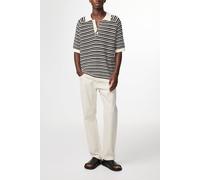 NN.07 Brett Ss Polo 6686 Black Stripe Taglia: S | Polo Outlet | Uomo | Nero