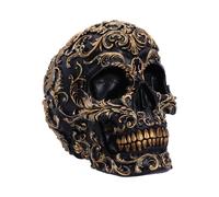 NN Designs Renaissance Black And Gold Skull NUOVO