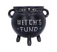 NN Designs Witch`S Fund Cauldron Money Box NUOVO