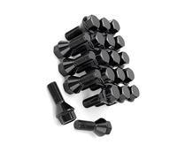 NNBINK Compatibile con Jeep per Renegade 2015-2017: Bulloni Mozzo e Cerchio in Acciaio, Esagonali M12x1.5, Nero, 20 Pezzi