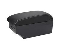NNBINK Compatibile con Mitsubishi L200 Organizzatore del Vassoio del Bracciolo della Scatola Portaoggetti della Console Centrale A Doppio Strato per Auto con USB Storage Box Bracciolo(3)