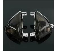 NNBINK Compatibile con per Ninja per ZX10R 2006 2007 per ZX6R 2005 2006 2007 2008 2009 2010 2011 Indicatori di Direzione per Motociclette Moto Luci di Direzione(Smoke)