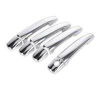 NNBINK Compatibile con Peugeot 208 2012 2013 2014 2015 2016 2017 2018 Chrome Maniglia Esterna della Porta Copertura Accessori Auto Adesivi Trim Set Coprimaniglia Porte Auto