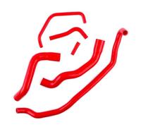 NNBINK Motore Flessibile radiatore Compatibile con Alfa per Romeo per Mito Quadrifoglio Verde Kit Tubo Flessibile Radiatore Acqua Dissipazione Calore(Red)