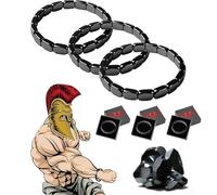 NNBWLMAEE Hemios Hematite Bracelet, 2026 New Hemios Hematite Bracelet for Men, Minimalist Masculine Design, Comfortable Wear, Restore Confidence Your Edge, Gift for Dad, Husband, Boyfriend (3PCS)