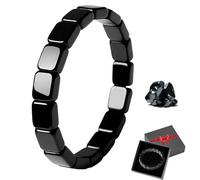 NNBWLMAEE Hemys Hematite Bracelet, 2026 New Hemys Hematite Bracelet for Men, Minimalist Masculine Design, Comfortable Wear, Restore Confidence Your Edge, Gift for Dad, Husband, Boyfriend (1PC)