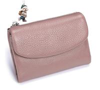 NNBWLMAEE Joyfullygo Wallet, Unisex Pebble Leather Wallet, with Credit Card Holder, Coin Holder & Cash Slots, Soft Small, Waterproof, Large Capacity (T)