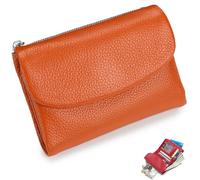 NNBWLMAEE Joyfullygo Wallet, Unisex Pebble Leather Wallet, with Credit Card Holder, Coin Holder, Soft Portable, Large Capacity (A-5)