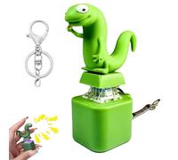 NNBWLMAEE Lizard Keychain Sound, Lizard Button Keychain Ricaricabile con Luci Colorate ed Effetti Sonori, Giocattolo da Ansia Portatile per Rilascio dello Stress e Divertimento Sensoriale (1 Pezzo)