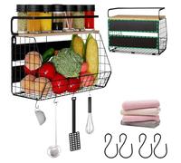 NNBWLMAEE Magna Wood - Mensola per frigorifero MagnaWood, mensola magnetica per frigorifero con coperchio in legno, mensola in legno magna per bancone della cucina, armadio (30 x 17 x 27 cm)