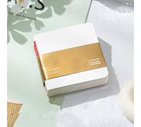NNBWLMAEE Solysta Travel Paint Palette, Portable Wooden Color Palette Box, Mini Watercolor Paint Set, 8/15 Colors Mini Wood Travel Paint Palette Watercolor Kit (Sketchbook)