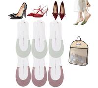 NNBWLMAEE Wateresty Toe Topper Socks, Wateresty Socks, Low Cut Half Toe Topper Sock with Non-slip Straps, Invisible Half Toe topper Footies, for Women Ladies Sneakers High-heel Shoes (6PCS-6)