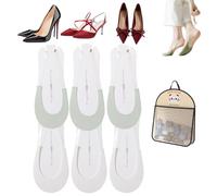 NNBWLMAEE Wateresty Toe Topper Socks, Wateresty Socks, Low Cut Half Toe Topper Sock with Non-slip Straps, Invisible Half Toe topper Footies, for Women Ladies Sneakers High-heel Shoes (6PCS-5)