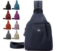 NNBWLMAEE Waterproof 2-Way Commuter Bag, Large Capacity 3-in-1 Multifunctional Sling Bags for Backpack/Shoulder/Crossbody (E)