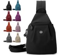 NNBWLMAEE Waterproof 2-Way Commuter Bag, Large Capacity 3-in-1 Multifunctional Sling Bags for Backpack/Shoulder/Crossbody (A)