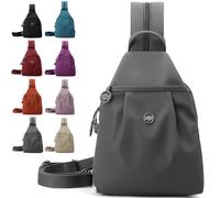 NNBWLMAEE Waterproof 2-Way Commuter Bag, Large Capacity 3-in-1 Multifunctional Sling Bags for Backpack/Shoulder/Crossbody (D)