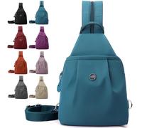 NNBWLMAEE Waterproof 2-Way Commuter Bag, Large Capacity 3-in-1 Multifunctional Sling Bags for Backpack/Shoulder/Crossbody (I)