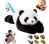 NNBWLMAEE Weighted Panda Stuffed Animal, Weighted Stuffed Animal, Weighteds Animals for Kids & Adults, Pandas Teddy Bear Dinosaur Stuffeds Toys, for Anxiety Relief & Sleep Support (17.7in,Panda)