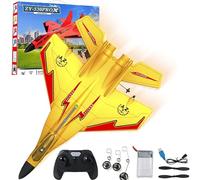 NNBWLMAEE Zy 530 Pro RC Plane, 2,4 GHz RC modello di aereo da combattimento, elicottero RC con luci, luce elettrica 360 ° Flip Remote Control Aircraft, per Aldult e principianti (530-Red)