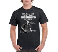 NNCKPYSOU I Am Old But I Saw On Stage T-Shirt Vintage Gift Black