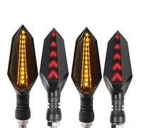 NNJIEUPO Moto Luce di Marcia Compatibile con per Z750 per Z800 per Z900 per Z900RS Indicatori di Direzione per Motociclette Lampeggianti Luci Lampeggianti Indicatore Lampada