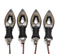 NNJIEUPO Moto Luce di Marcia Compatibile con S1000RR per S1000R per G310R per R1200GS per R1300GS Indicatori di Direzione Motociclette Luci Indicatori di Direzione Ambra Lampeggiatori Lampeggianti