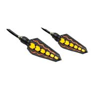NNJIEUPO Moto Luce di Marcia Compatibile con Speed per Triple 1050 1 Paio di Luci di Direzione per Motociclette, Indicatori di Direzione Lampeggianti, Impermeabili, Ambra