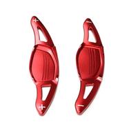 NNJIEUPO Palette Volante Compatibile con per A4 B9 Q7 2016 2017 per TT TTS 2015 2016 2017 1 Paio di Accessori per Interni Auto in Alluminio Adesivi per Estensione del Cambio al Volante(Red)